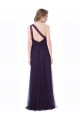 Magasins de Prune Trapèze Tulle Longue Robes demoiselle d'honneur