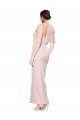 Magasins de Rose Fourreau Crêpe Stretch Longue Formelles Robes demoiselle d'honneur / Robes de soirée / Robes de bal