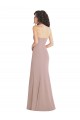 Magasins de Rose poussiéreux Sirène Sans bretelle Crêpe Stretch Longue Formelles Robes demoiselle d'honneur / Robes de soirée / Robes de bal