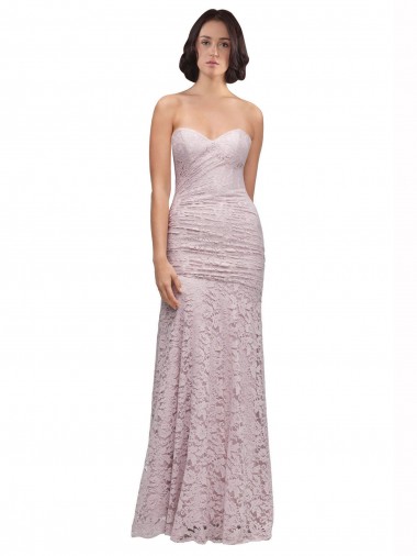 Magasins de Sirène Dentelle Longue Robes demoiselle d'honneur / Robes de bal