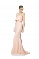 Magasins de Sirène Sans bretelle Col Haut Crêpe Stretch Longue Formelles Robes demoiselle d'honneur / Robes de soirée / Robes de bal