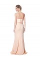 Magasins de Sirène Sans bretelle Col Haut Crêpe Stretch Longue Formelles Robes demoiselle d'honneur / Robes de soirée / Robes de bal
