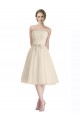 Magasins de Trapèze Sans bretelle Tulle Courte Robes demoiselle d'honneur / Robes de cocktail