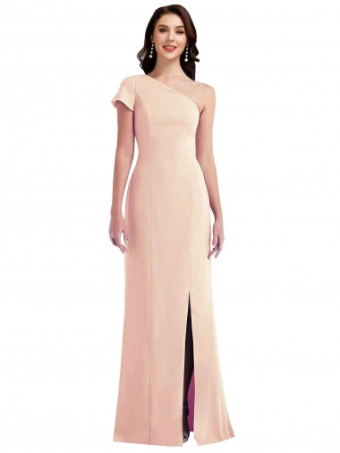 Magasins de Trompette Crêpe Stretch Longue Formelles Robes demoiselle d'honneur / Robes de soirée / Robes de bal