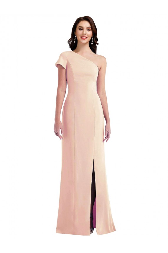 Magasins de Trompette Crêpe Stretch Longue Formelles Robes demoiselle d'honneur / Robes de soirée / Robes de bal